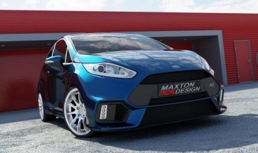 Передний тюнинговый бампер Ford Fiesta MK7 рестайл в стиле Focus RS фото