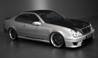 Тюнінгові накладки на пороги Mercedes CLK W208 у стилі W209 AMG фото
