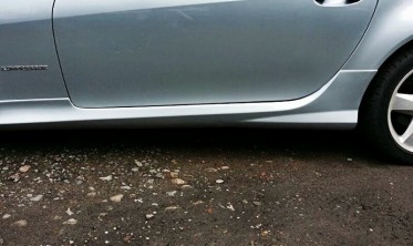 Тюнинговые накладки на пороги Mercedes SLK R171 в стиле SLK R172 AMG фото