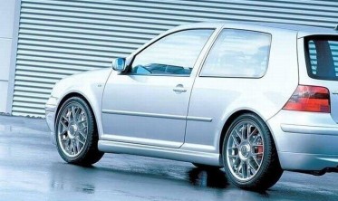 Боковые накладки на пороги VW Golf 4 стиль 25TH Anniversary фото