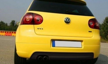 Накладка заднього бампера VW Golf V GTI Edition 30 (під вихлопну GTI) фото