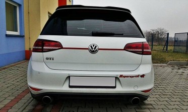 Капспойлер VW Golf VII / VII FL R / R-Line / GTI глянцевый вариант фото