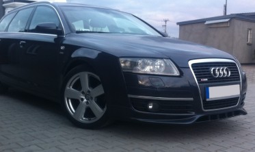 Накладка передня (дифузор) Audi A6 C6 стиль S-line фото