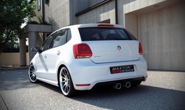 Накладка на задній бампер Volkswagen Polo MK5 GTI фото