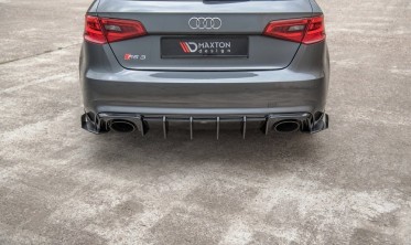 Комплект накладок на задний бампер Racing Audi RS3 8V Sportback фото