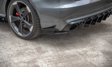 Комплект накладок на задний бампер Racing Audi RS3 8V Sportback фото