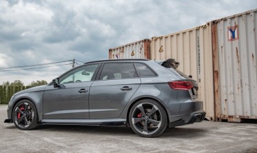 Комплект накладок на задний бампер Racing Audi RS3 8V Sportback фото