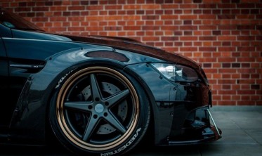 Комплект обвісу (широкий кузов) + спліттера BMW M3 E92 фото