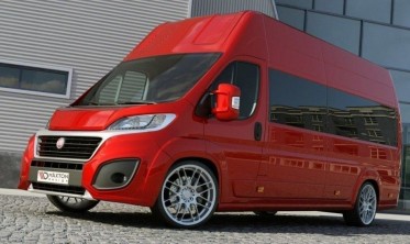 Бампер передній тюнінговий Fiat Ducato III рестайл фото