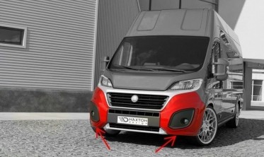 Бампер передній тюнінговий Fiat Ducato III рестайл фото