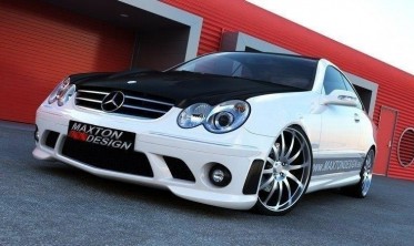 Бампер передній тюнінговий Mercedes CLK W209 фото