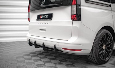 Накладка на задний бампер Street pro VolkswagenN Caddy MK5 фото