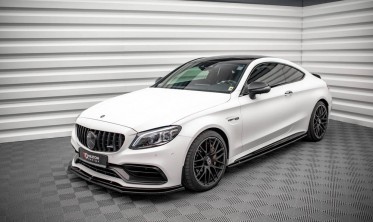 Дифузори під бічні пороги Mercedes C 63AMG Coupe C205 FL фото