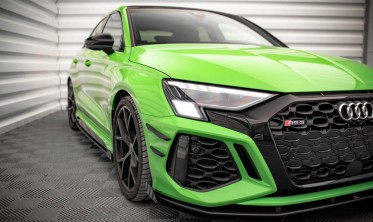 Комплект накладок на передний бампер (Canards) Audi RS3 8Y фото