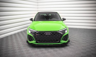 Диффузор + боковые накладки под передний бампер Street pro Audi RS3 8Y фото