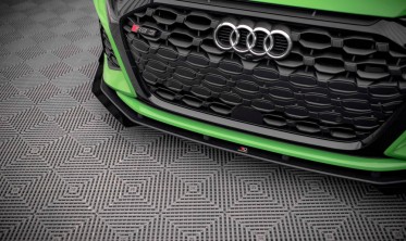 Диффузор + боковые накладки под передний бампер Street pro Audi RS3 8Y фото