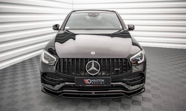 Накладка переднего бампера Mercedes GLC Coupe C253 / SUV X253 AMG-line рестайл фото