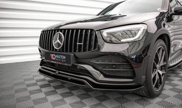 Накладка переднего бампера Mercedes GLC Coupe C253 / SUV X253 AMG-line рестайл фото