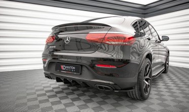 Центральная накладка на задний бампер Mercedes GLC Coupe C253 AMG-line рестайл фото