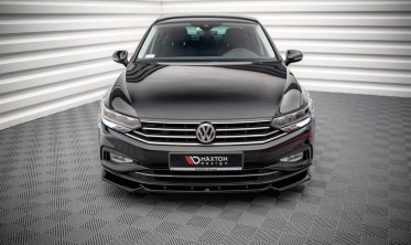 Диффузор на передний бампер Volkswagen Passat B8 FL фото