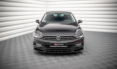 Тюнинг накладка переднего бампера VW Passat B8 рестайл фото