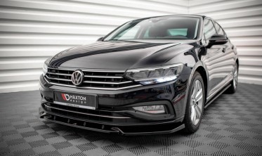 Тюнинг накладка переднего бампера VW Passat B8 рестайл фото