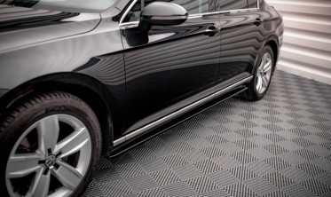 Боковые накладки на пороги VW Passat B8 рестайл фото