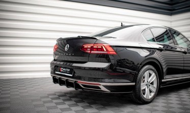 Накладка на задний бампер Street pro VW Passat B8 FL фото