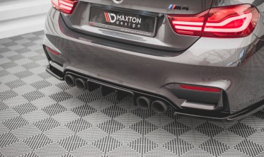 Тюнинговый диффузор заднего бампера для BMW M4 F82 фото