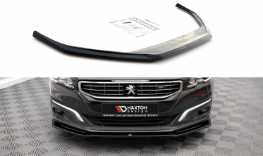 Дифузор переднього бампера Peugeot 508 MK1 версія GT рестайл фото
