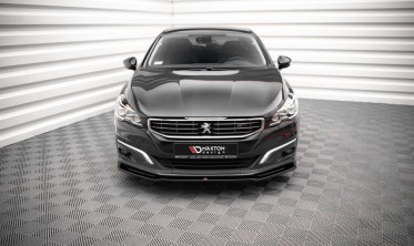 Дифузор переднього бампера Peugeot 508 MK1 версія GT рестайл фото