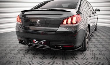 Тюнінгова накладка на задній бампер Peugeot 508 MK1 GT фото