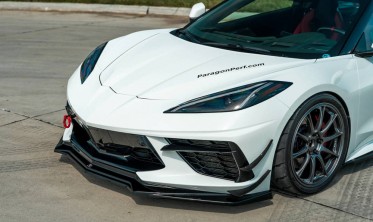 Дифузор на передній бампер Chevrolet Corvette C8 фото