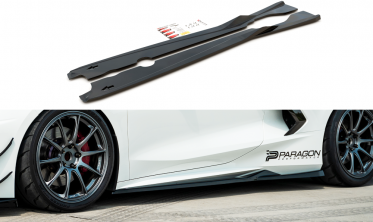 Диффузоры под боковые пороги Chevrolet Corvette C8 фото