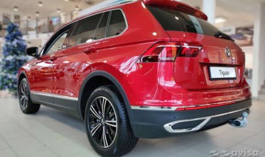 накладки на внутренние пороги с эмблемой Hybrid для Volkswagen Tiguan II фото