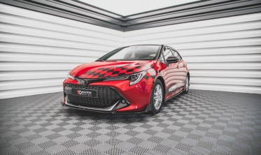 Дифузор із накладками на передній бампер Toyota Corolla 12 GR SPORT Hatchback фото
