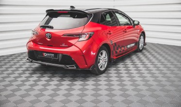 Диффузор + боковые накладки на задний бампер Toyota Corolla 12 GR SPORT Hatchback фото