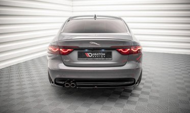 Тюнинговая накладка на задний бампер Jaguar XF MK2 R-SPORT фото