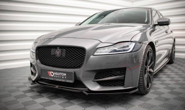 Тюнинговый диффузор переднего бампера Jaguar XF MK2 версия R-Sport фото