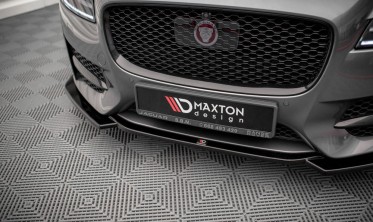 Тюнинговый диффузор переднего бампера Jaguar XF MK2 версия R-Sport фото