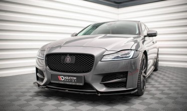 Накладка на передний бампер Jaguar XF MK2 версия R-SPORT фото