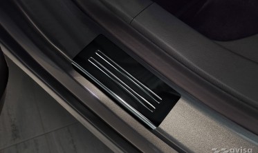 защитные накладки на пороги с эмблемой Hybrid Ford Mondeo MK5 Kombi фото