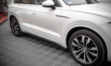 Тюнінгові накладки на бічні пороги VW Touareg MK3 R-Line фото
