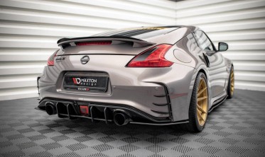 Центральная накладка на задний бампер Street pro Nissan 370Z рестайл Nismo фото