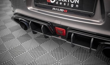 Центральная накладка на задний бампер Street pro Nissan 370Z рестайл Nismo фото