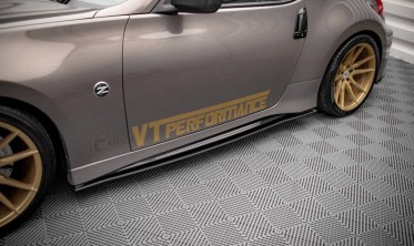 Листвы на боковые пороги Street pro Nissan 370Z рестайл Nismo фото
