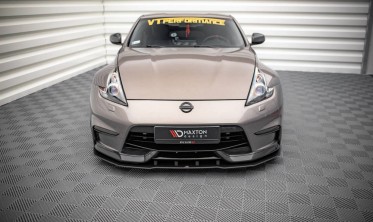 Дифузор переднього бампера Street pro Nissan 370Z рестайл Nismo фото