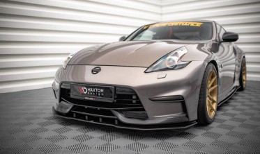 Дифузор переднього бампера Street pro Nissan 370Z рестайл Nismo фото