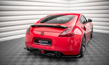 Боковые диффузоры на задний бампер Nissan 370Z рестайл фото