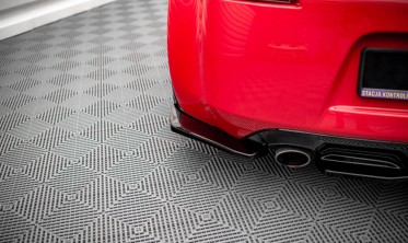 Боковые диффузоры на задний бампер Nissan 370Z рестайл фото